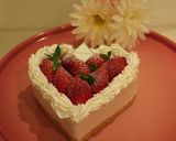 簡単　可愛いストロベリーレアチーズケーキ作り方11写真