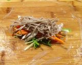 超簡単！蕎麦なヘルシー生春巻き作り方4写真