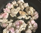 豚コマガーリック甘辛ソース作り方4写真