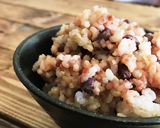 【北海道ふわふわ玄米小豆ごはん】作り方4写真
