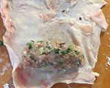 鶏皮で手羽ぎょうざ風作り方5写真
