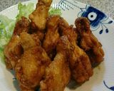 揚げ鶏手羽元のタレがらめ作り方6写真