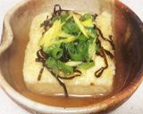 塩昆布とほうじ茶で簡単旨い♡揚げ出し豆腐作り方5写真