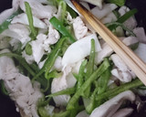 白菜とささ身の具だくさん豆乳スープ♪作り方4写真