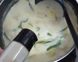 白菜とささ身の具だくさん豆乳スープ♪作り方9写真