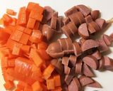 野菜と大豆のケチャップスープ作り方1写真