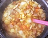 野菜と大豆のケチャップスープ作り方4写真