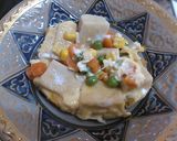 高野豆腐とミックスベジタブルの卵とじ作り方4写真