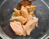 とろっとろチーズ豆腐☆鮭フレ豆乳スープ作り方3写真