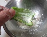 ピーマンの牡蠣詰め天作り方3写真