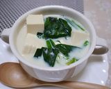 ほうれん草と豆腐の豆乳スープ　作り方4写真