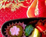 2月28日　 ゆで卵でひな祭り弁当作り方4写真