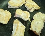 鶏むね肉のチーズはさみ焼き♡作り方4写真