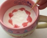 カプチーノみたいなヨーグルトアート♡作り方4写真