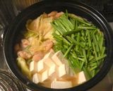 源タレで！モツ鍋☆みそ味作り方5写真