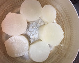 精進料理 大根とろとろ煮&大根の皮酢の物作り方1写真