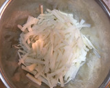 精進料理 大根とろとろ煮&大根の皮酢の物作り方7写真
