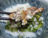 ぶりと菜の花のどんぶり　梅しそ風味　作り方13写真