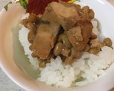 きはだまぐろの甘煮と納豆のご飯作り方4写真
