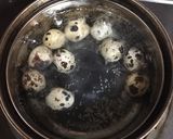 簡単♡お弁当にも♡うずらの味玉子作り方1写真