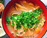 ピリ辛☆豆板醤入りなめこ納豆汁作り方4写真
