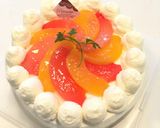 ひな祭りに桃のデコレーションケーキ作り方18写真