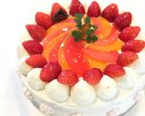 ひな祭りに桃のデコレーションケーキ作り方17写真
