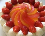 ひな祭りに桃のデコレーションケーキ作り方16写真