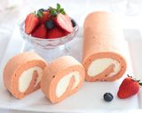 ひな祭りにも＾＾苺のシフォンロールケーキ作り方30写真