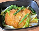 【ホシサン★だししょうゆ】カツとじ煮♪作り方4写真