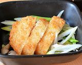 【ホシサン★だししょうゆ】カツとじ煮♪作り方3写真