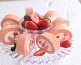ひな祭りにも＾＾苺のシフォンロールケーキ作り方31写真