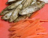 簡単なぜんまいとセロリのニンニク醤油炒め作り方1写真