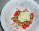 カニかまと玉ねぎのマヨネーズ和え作り方3写真