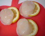 ホタテと野菜のレモン蒸し作り方2写真