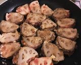 スマチとミンチのレンコン挟み焼き作り方7写真