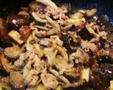 なすと豚肉の味噌炒め(酒粕入り)♪作り方7写真