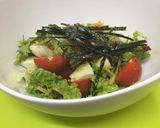 たまごと野菜の和風サラダ作り方5写真