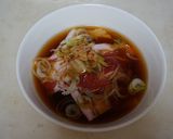 超簡単♪王将ラーメン醤油味で本格つけ麺☆作り方4写真