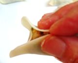 餃子の包み方＊自己流（チェシャ猫型）作り方8写真