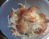 簡単おしゃれ新たまと生ハムのレモンあえ作り方2写真