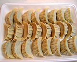 餃子の包み方＊自己流（チェシャ猫型）作り方10写真