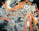 野菜たっぷり♪餃子の王将醤油ラーメン作り方4写真