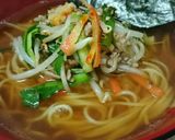 野菜たっぷり♪餃子の王将醤油ラーメン作り方8写真