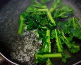 簡単☆菜の花とタコのガーリックバター作り方2写真