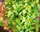 大根菜/蒟蒻/挽肉炒め(^_^)作り方3写真