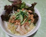 王将ラーメン　味噌味でジャージャー麺風作り方5写真