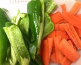 ぽかぽか温まる生姜入り野菜の中華あんかけ作り方2写真