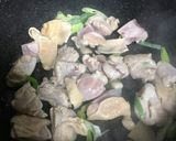 長芋と鶏肉の炒め煮作り方1写真