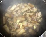 長芋と鶏肉の炒め煮作り方5写真